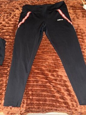 Women Adidas x Farm Rio Women's Brilliant Black Climalite Legging XL